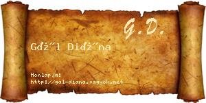 Gál Diána névjegykártya